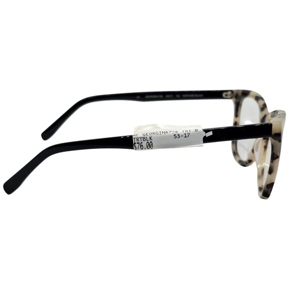 Georgina 728 Tortoise Black Eyeglass Frames 53-17-140 Women’s Glasses - Picture 5 of 5